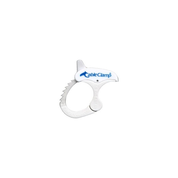 Cable Wholesale Cable Clamp, Polymer, Stainless Steel, 1 in Bundle Dia., White, 15 PK 30CA-29115 - main